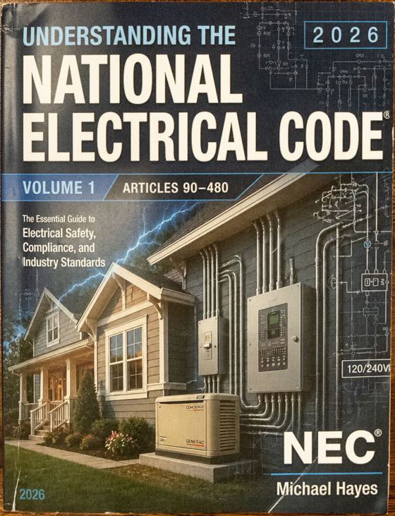 Cover of a counterfeit Volume 1 by “Michael Hayes,” showing a house being struck by lightning